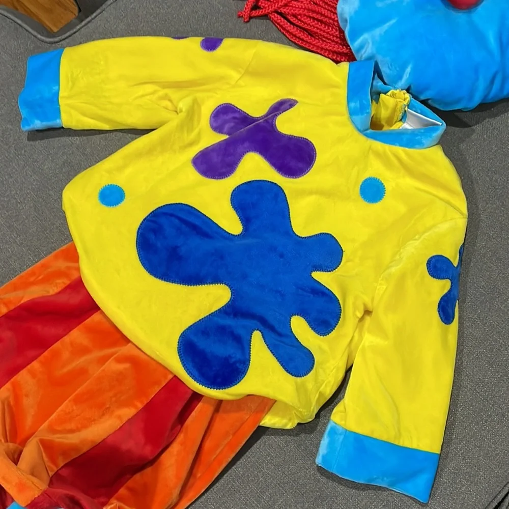 Disney Kids Yellow & Red Clown Costume with Blue Accents - Picture 6 of 12